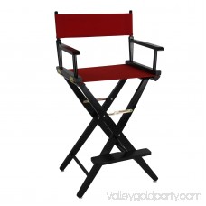 Extra-Wide Premium 30 Directors Chair Natural Frame W/Red Color Cover 563751214
